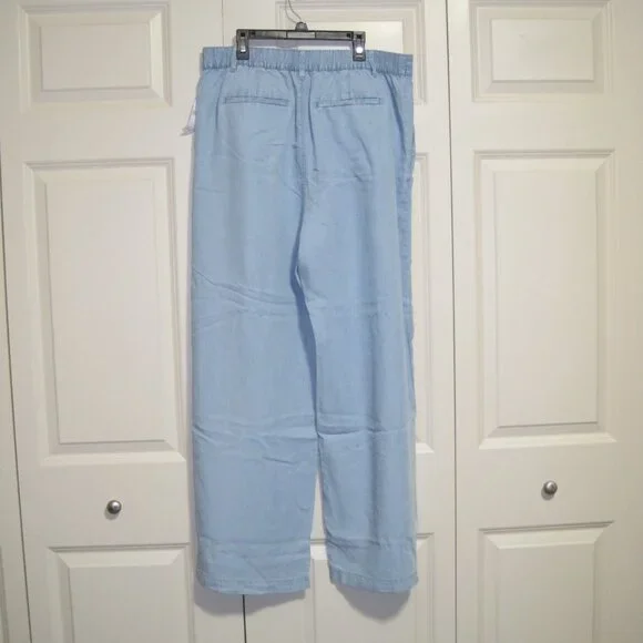 NWT  Gap Factory TENCEL™ Lyocell Easy Wide-Leg Trousers sz 14 - Picture 8 of 10